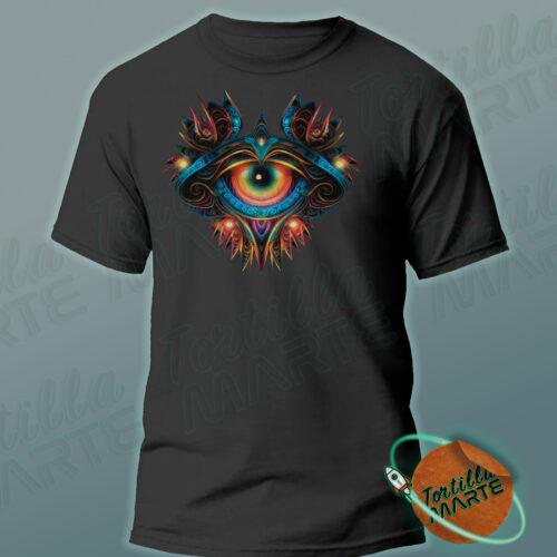 Playera Negra Mucho OojoO
