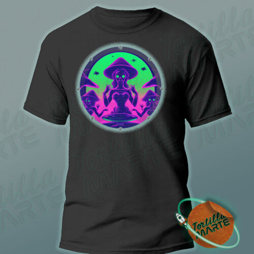 Playera Negra Bruja de Venus