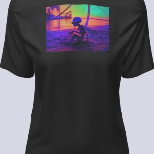 Playera Negra Marciano Erizo