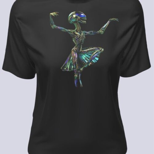 Playera Negra Terror Ballet