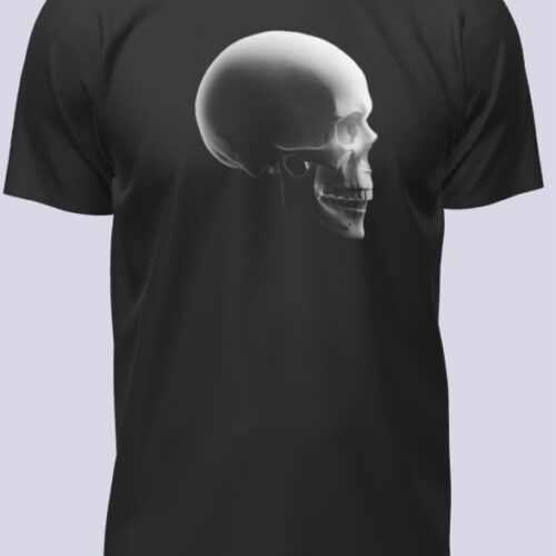 Playera Calavera perfil